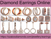 Buy Beautiful and Stylish Diamond Earrings Online