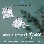Looking for the latest designs of diamond earrings online?