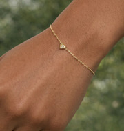 Blooming Heart Bracelet in 9K & 14K Gold